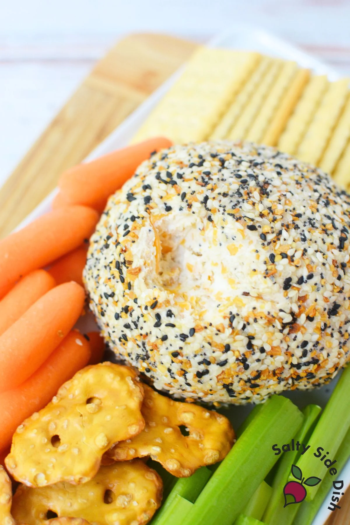 Everything Bagel Seasoning Cheese Ball