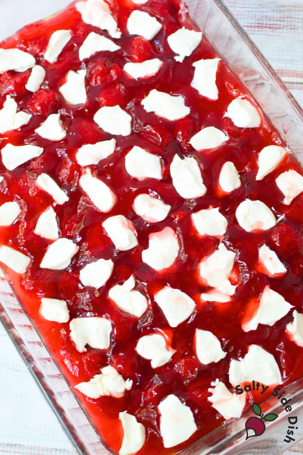 Strawberry Cheesecake Dump Cake