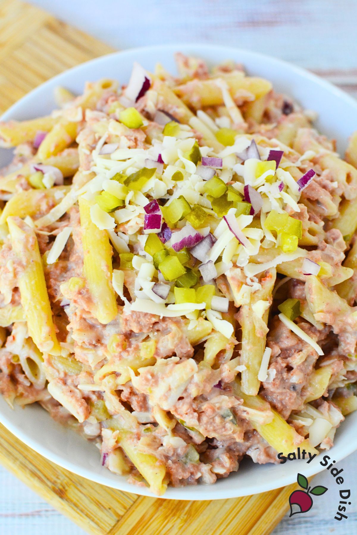 Reuben Pasta Salad (with Canned Corned Beef)