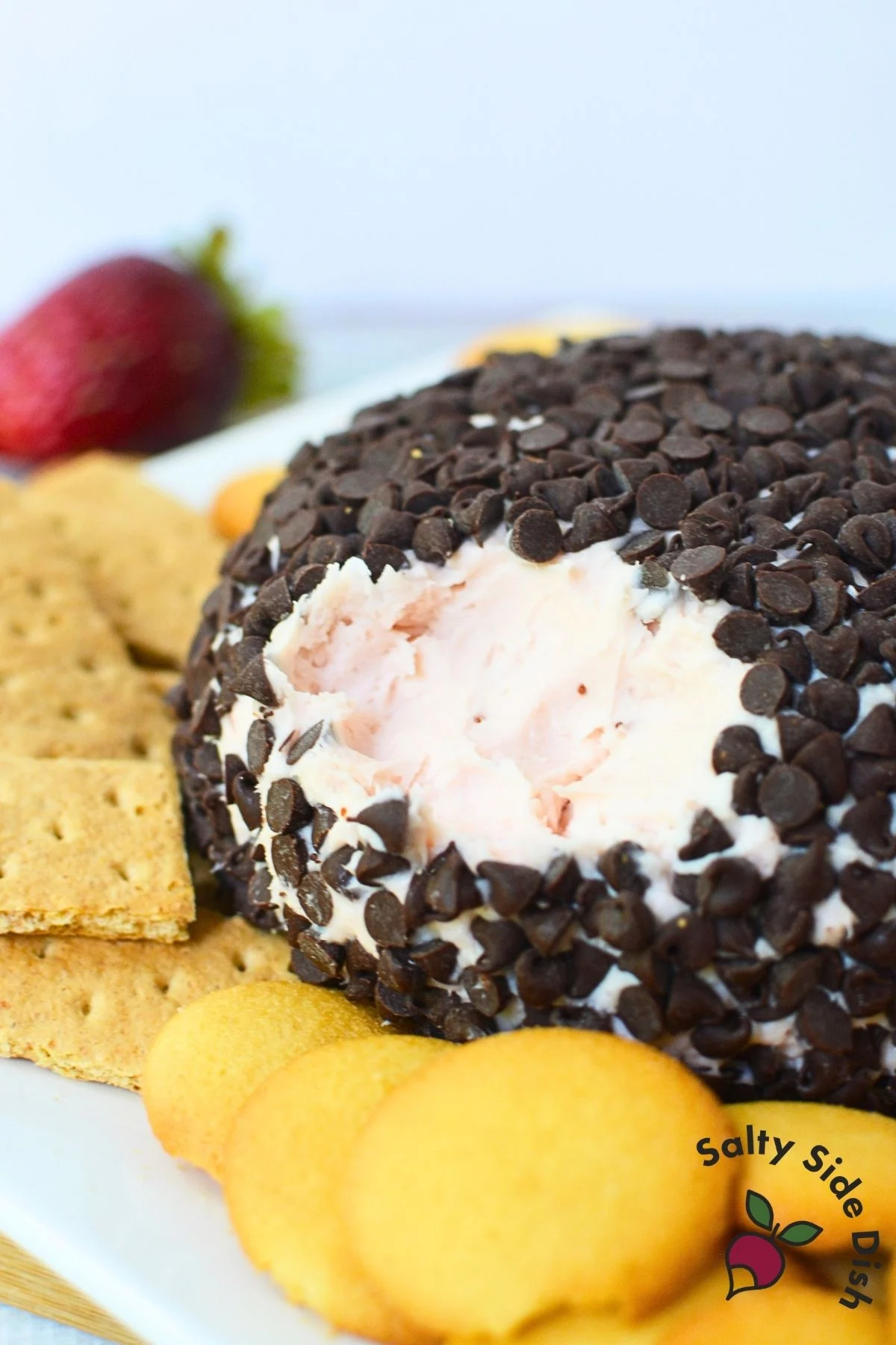 Chocolate Covered Strawberry Cheese Ball