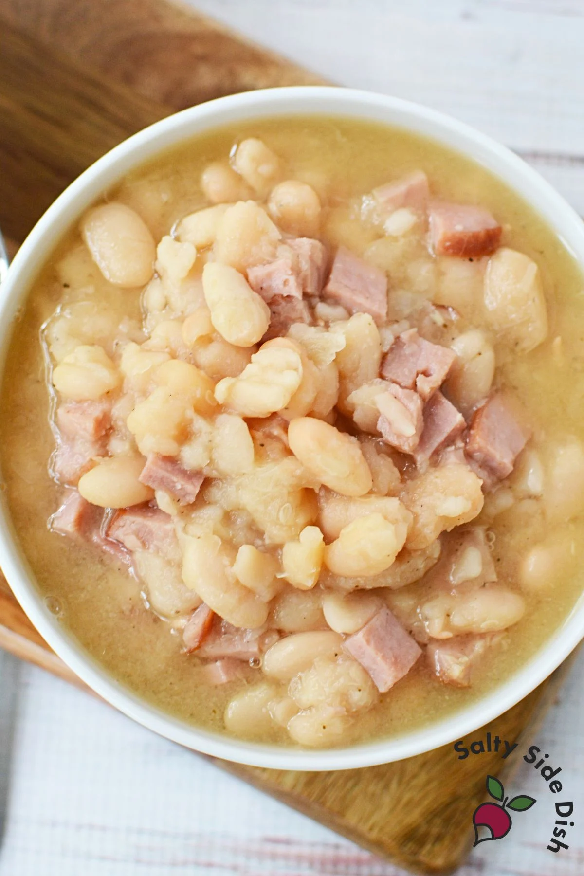 Slow Cooker Ham and Beans