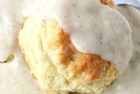 Sausage Free White Biscuit Gravy