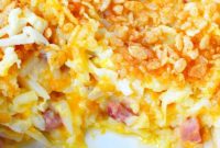 Cheesy Ham and Potato Casserole