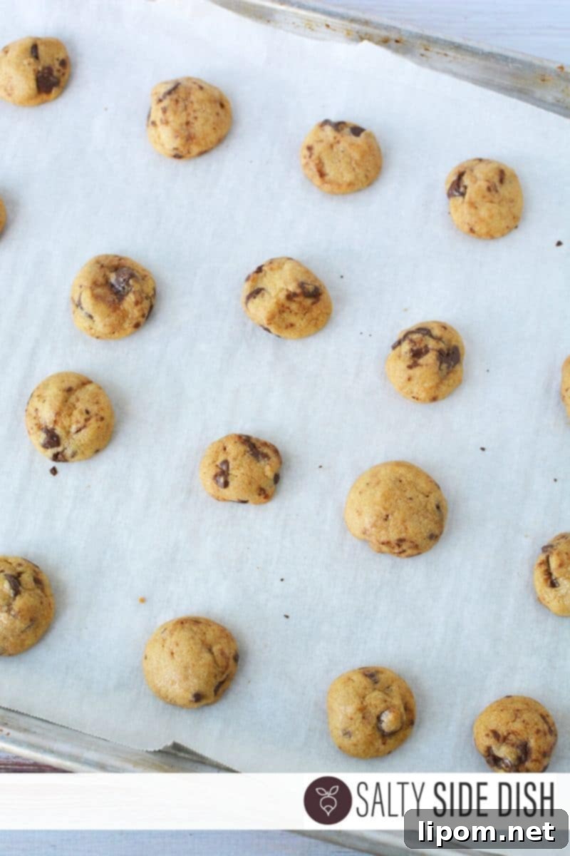 create a whole cookie sheet of mini bites so good