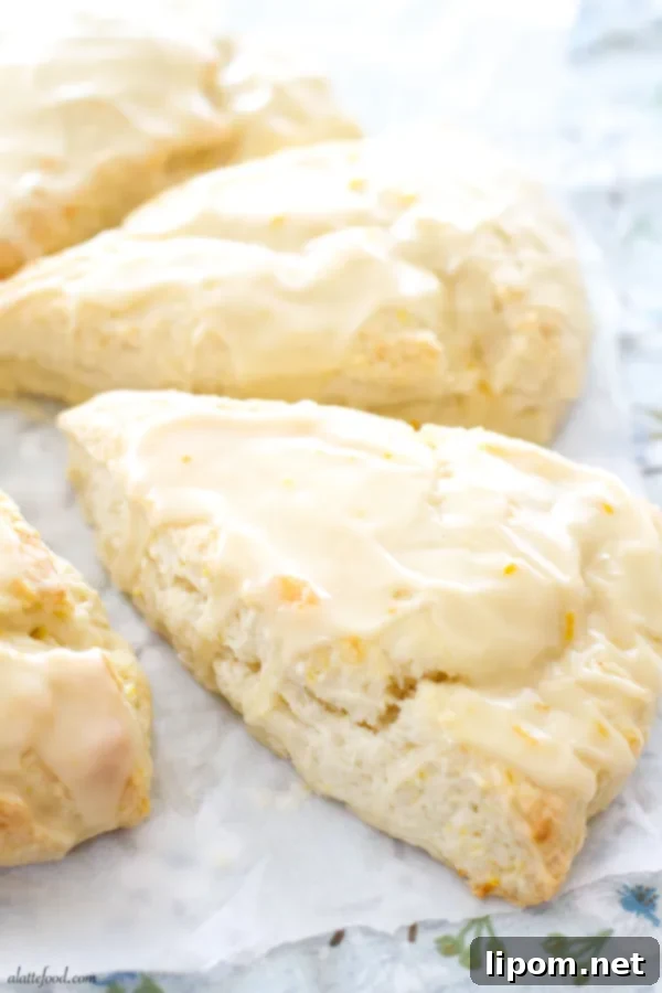 Cloud-Like Honey Banana Pancakes 9 Fluffy orange cream scones with a delicate glaze