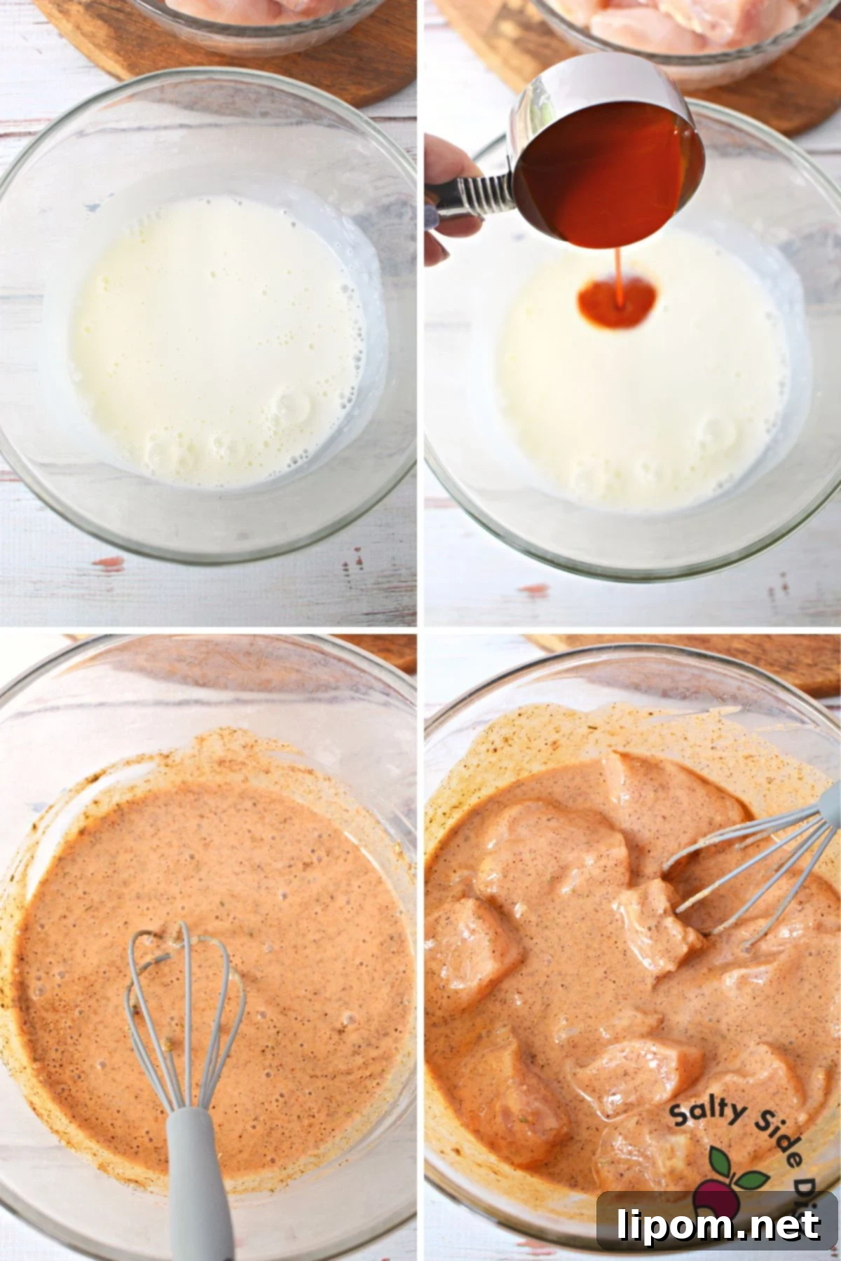 Mini Chicken Bites 5 marinade for chicken minis.