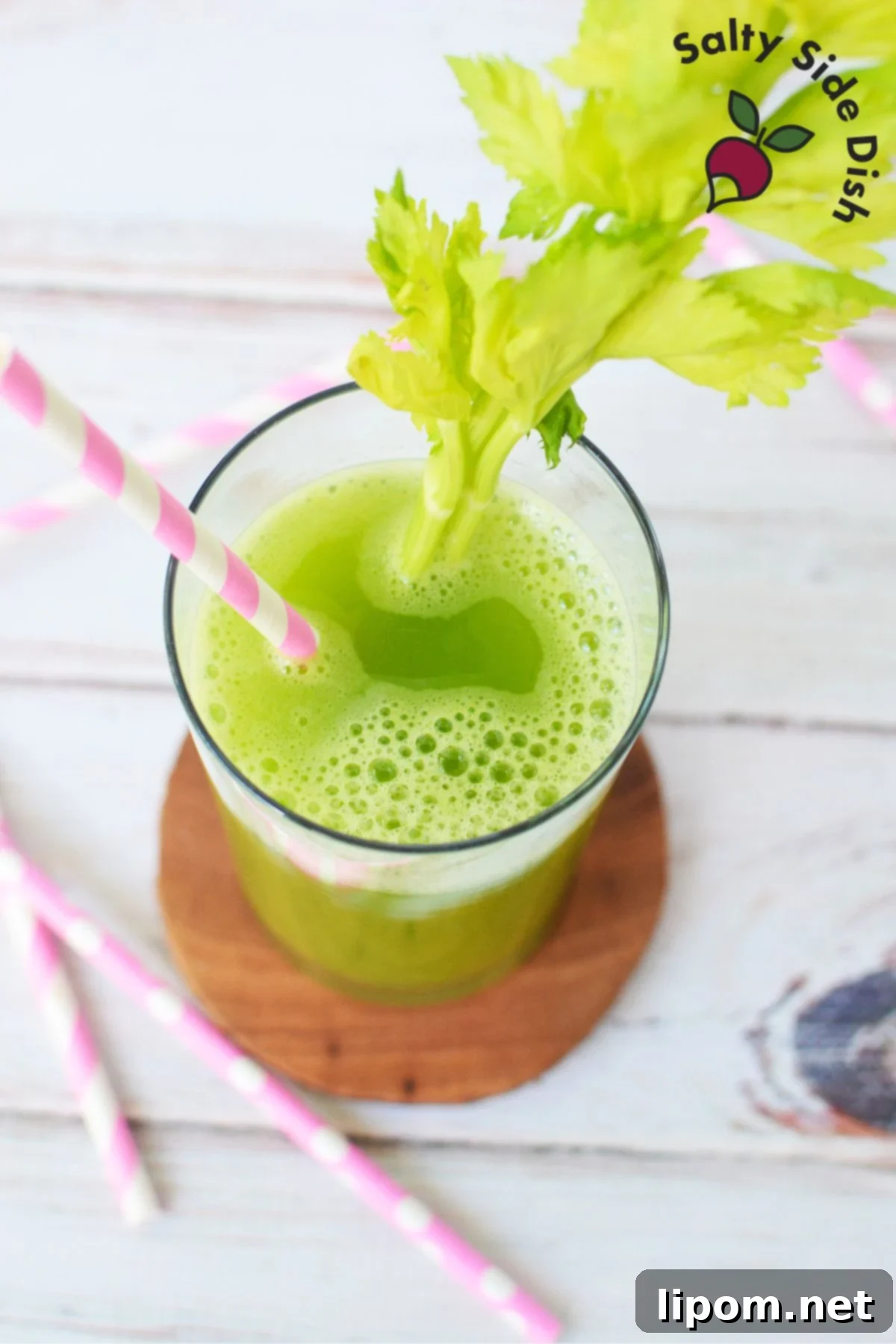 Celery Juice 2 How to make fresh celery juice at home with a blender.