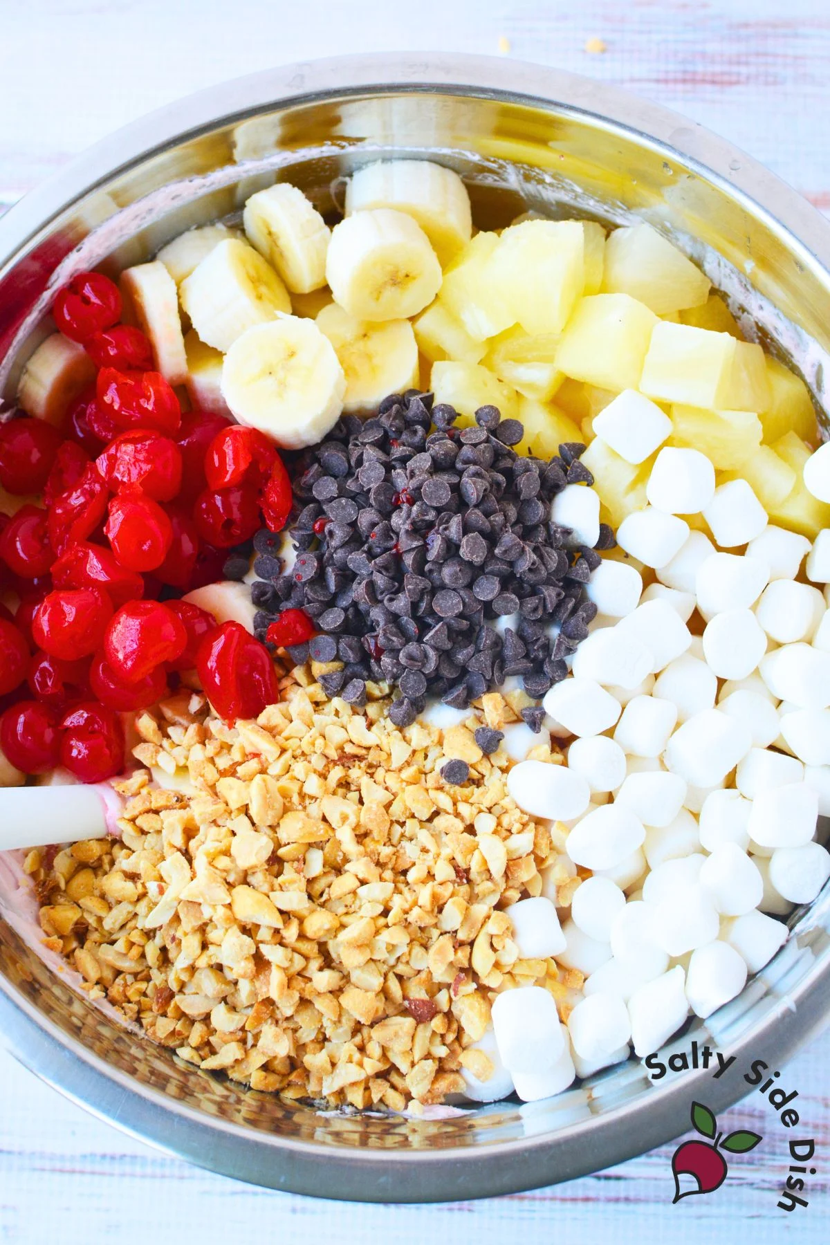 Banana Split Fluff Salad