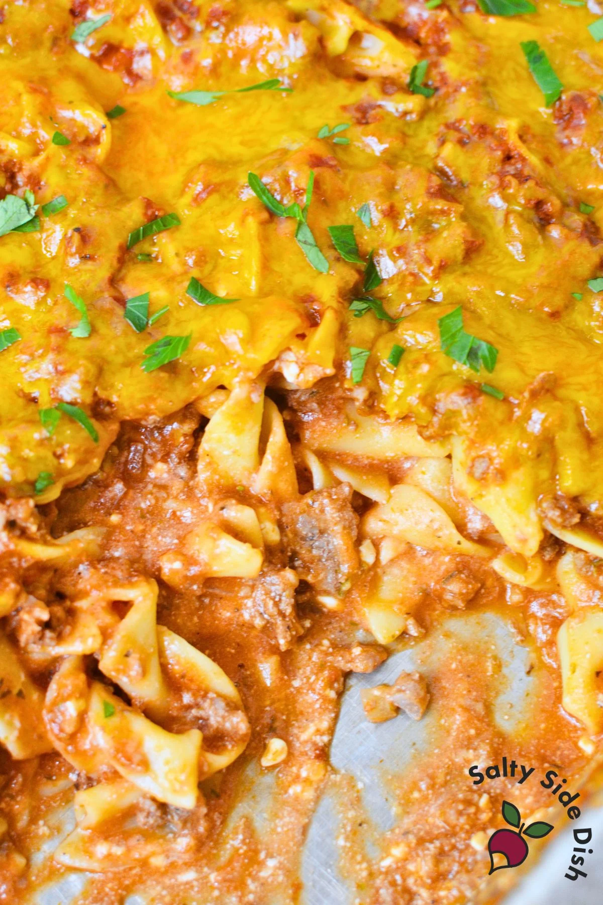 Tomato Beef Noodle Casserole