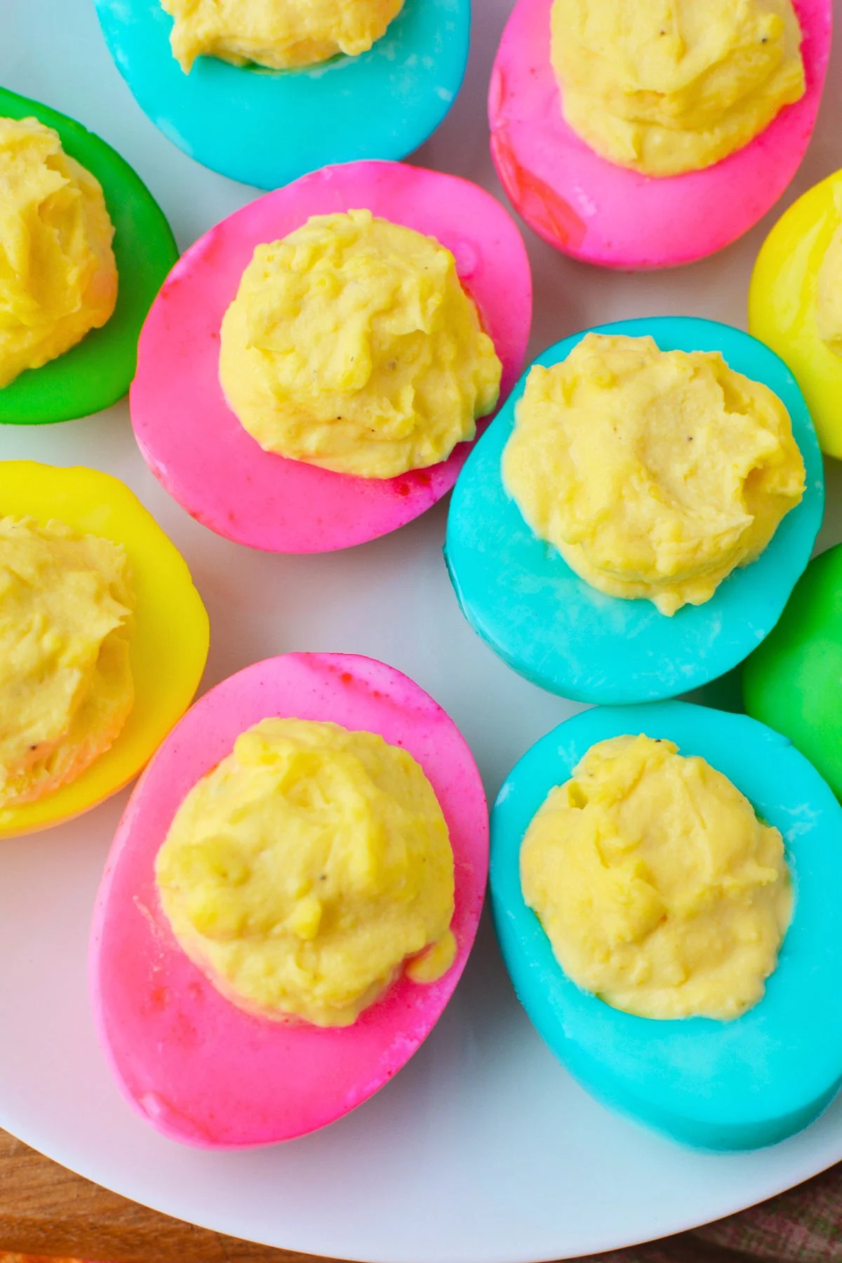 Colored Deviled Eggs