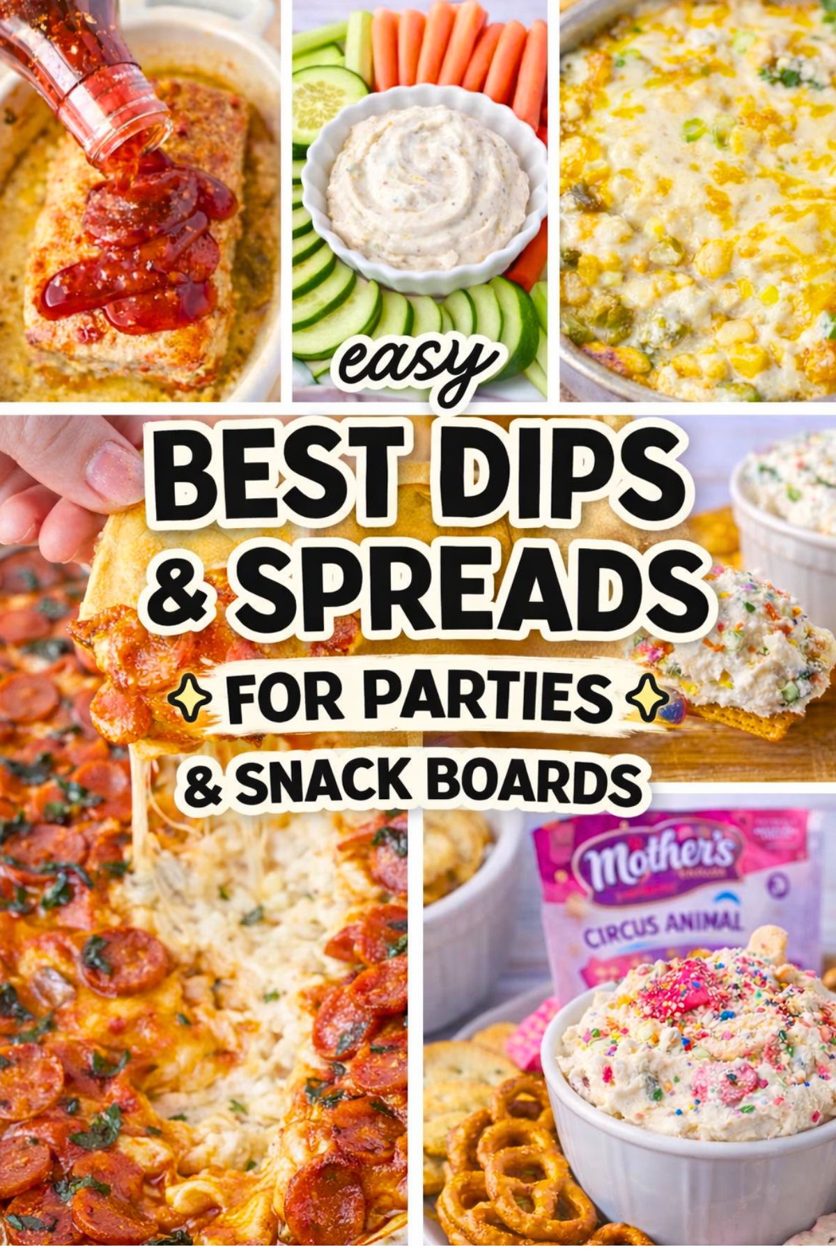 Best Dips and Spreads for Parties and Snack Boards