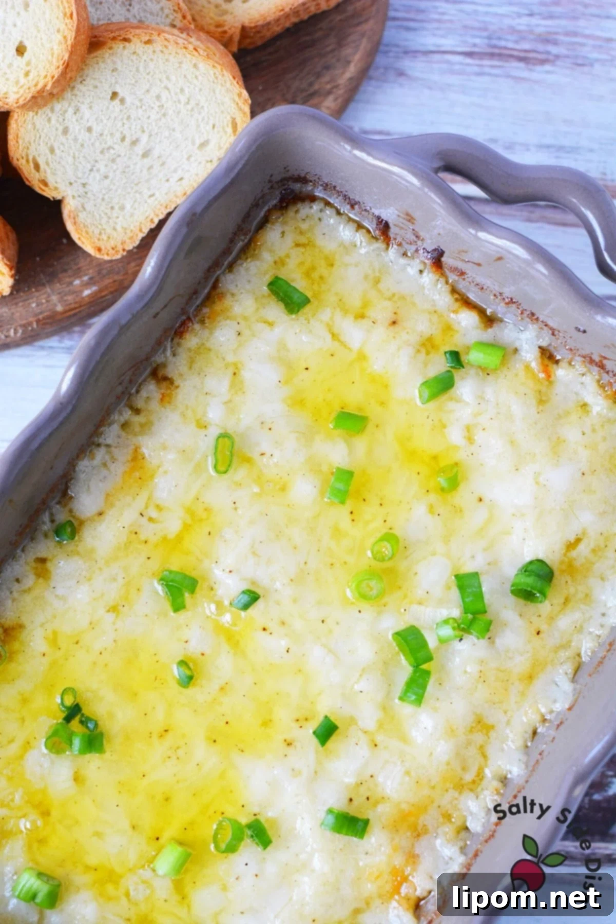 Onion Nirvana: 9 Recipes for the Dedicated Allium Aficionado 7 A delicious baked onion dip in a casserole dish.
