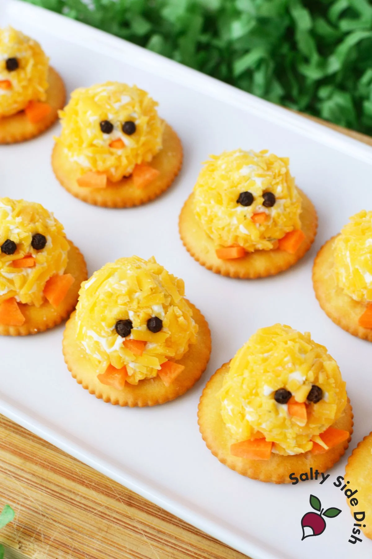 Mini Chick Cheeseball Bites
