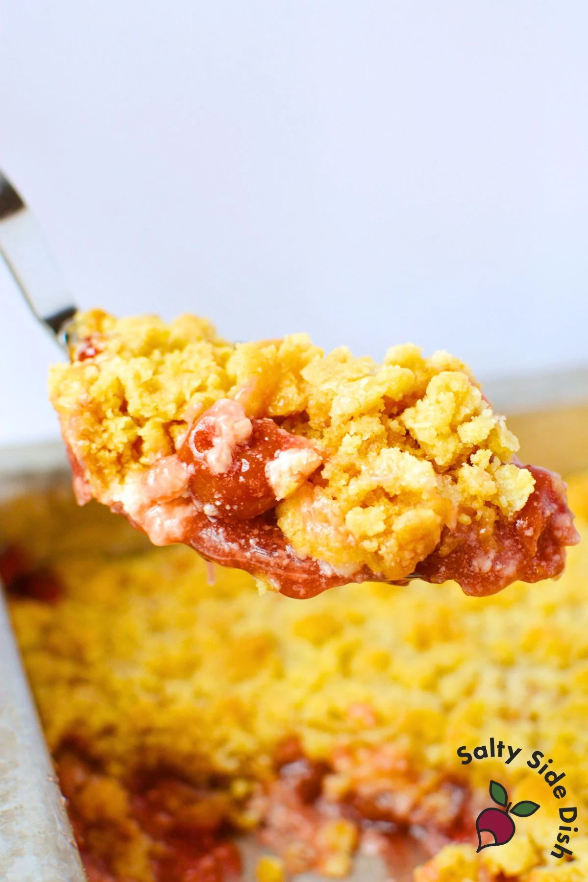 Cherry Cheesecake Dump Cake with Crumble Topping