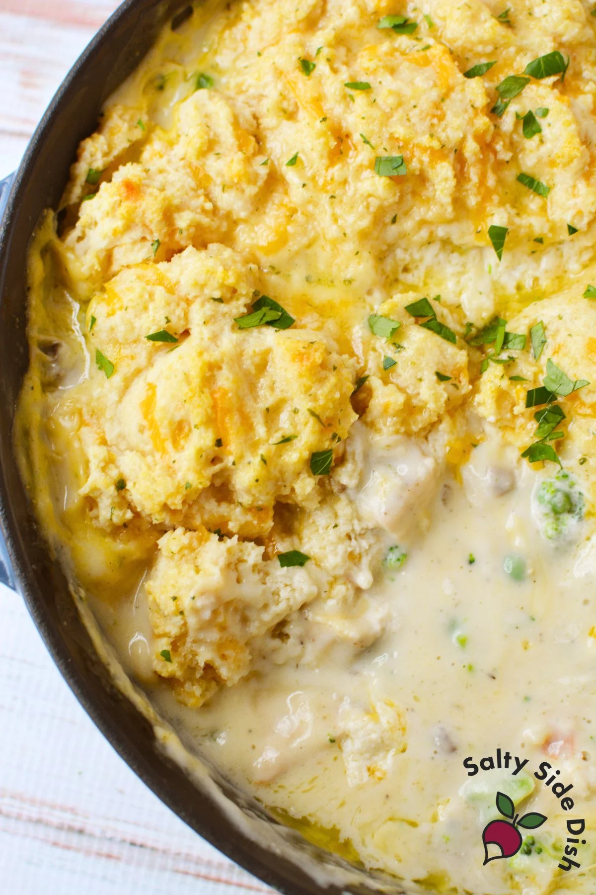 Cheddar Bay Biscuit Chicken Pot Pie