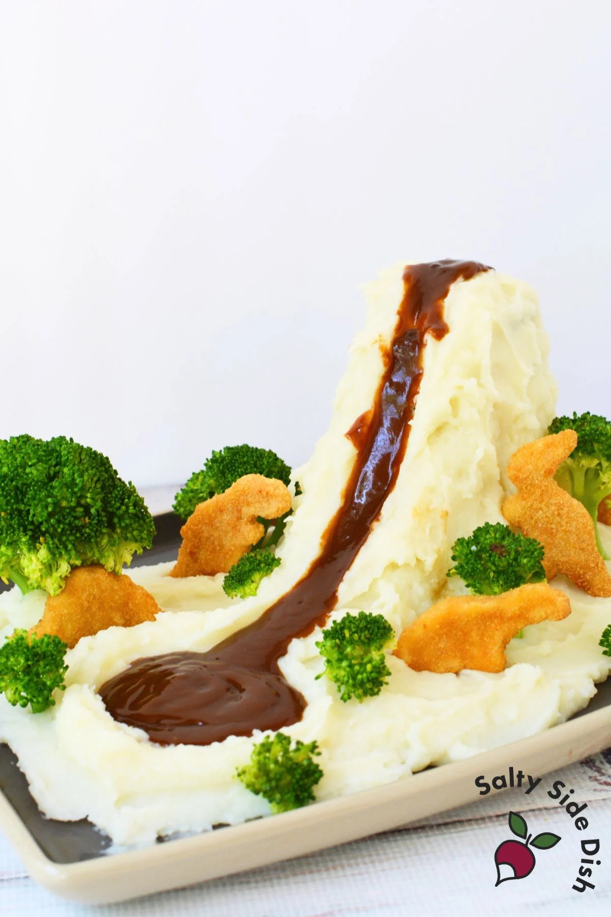 Jurassic Park Mashed Potato Volcano