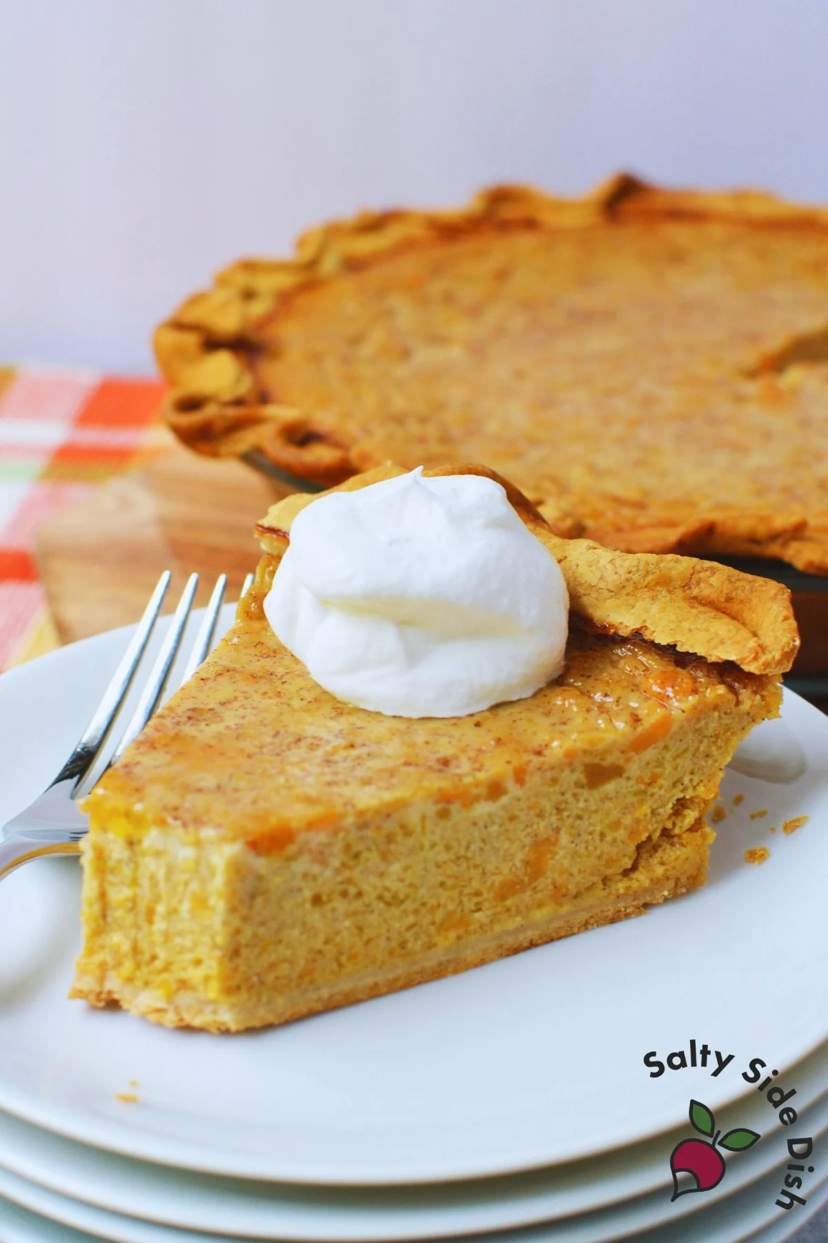 Butternut Squash Pie with Sweet Potato